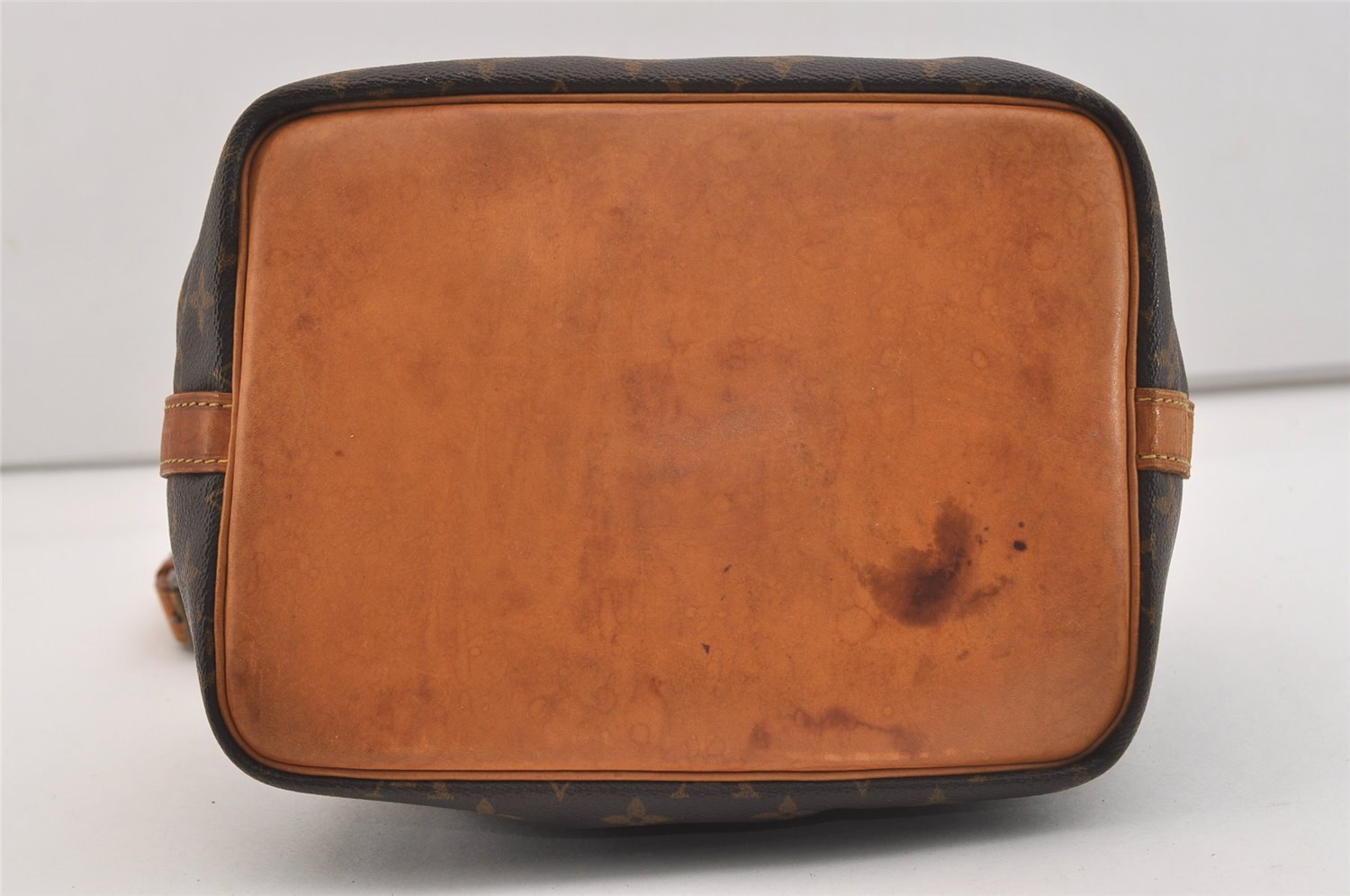 Authentic Louis Vuitton Monogram Petit Noe M42226 Shoulder Drawstring Bag 6019J