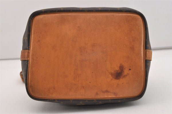 Authentic Louis Vuitton Monogram Petit Noe M42226 Shoulder Drawstring Bag 6019J