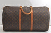 Authentic Louis Vuitton Monogram Keepall Bandouliere 55 M41414 Boston Bag 6019K