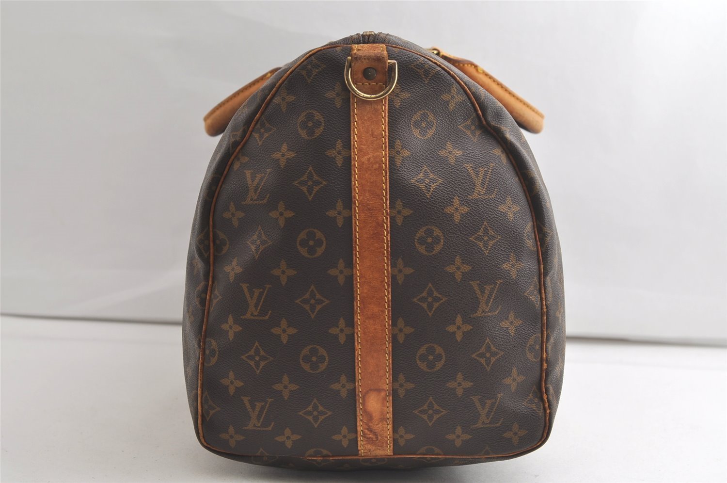 Authentic Louis Vuitton Monogram Keepall Bandouliere 55 M41414 Boston Bag 6019K