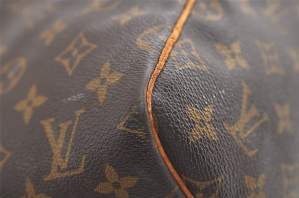 Authentic Louis Vuitton Monogram Keepall Bandouliere 55 M41414 Boston Bag 6019K