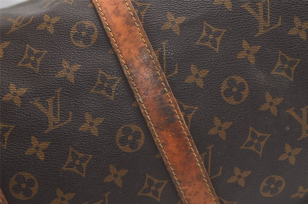 Authentic Louis Vuitton Monogram Keepall Bandouliere 55 M41414 Boston Bag 6019K