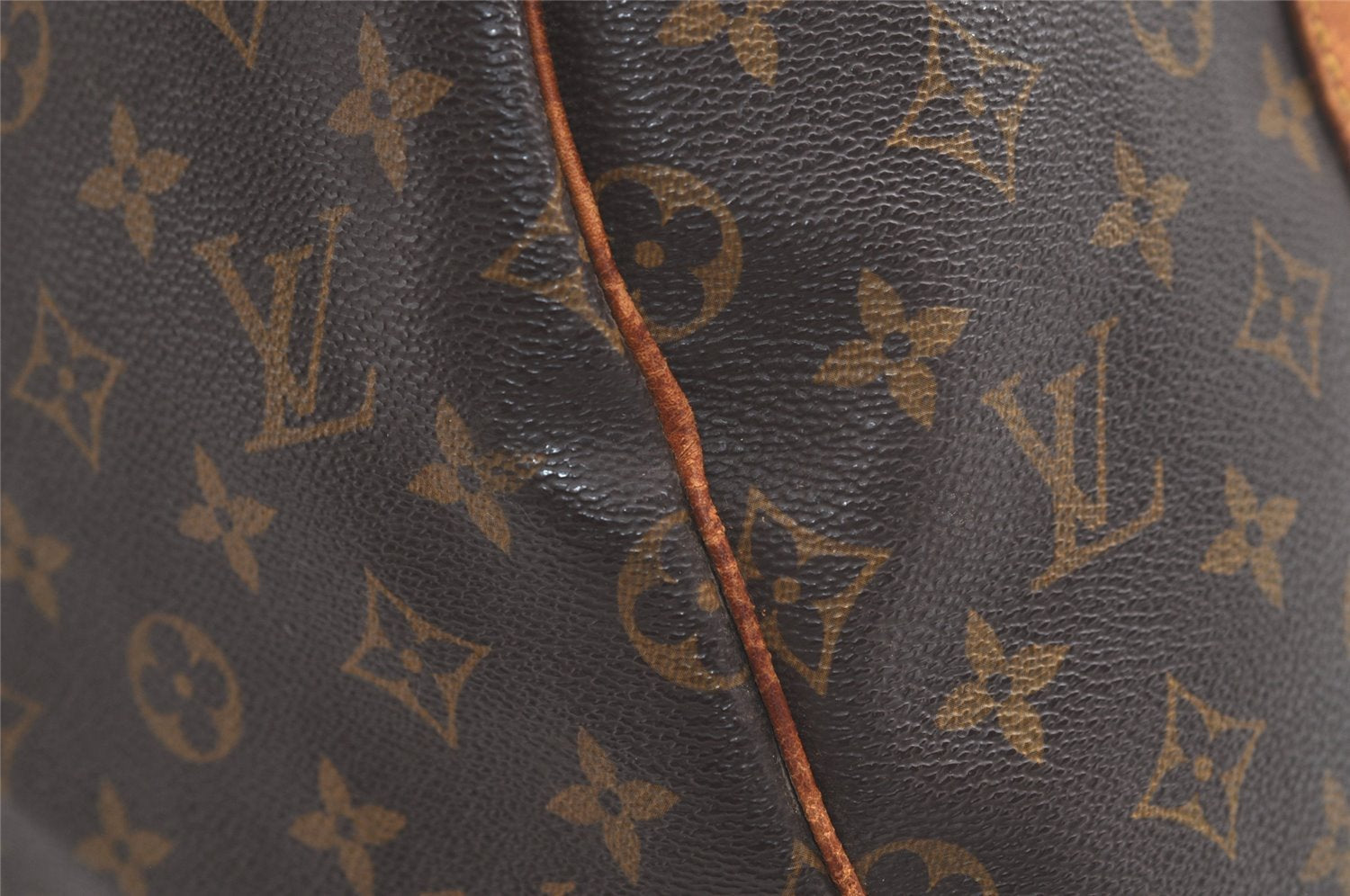 Authentic Louis Vuitton Monogram Keepall Bandouliere 55 M41414 Boston Bag 6019K