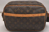 Authentic Louis Vuitton Monogram Reporter PM Shoulder Cross Bag M45254 LV 6020J