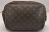 Authentic Louis Vuitton Monogram Reporter PM Shoulder Cross Bag M45254 LV 6020J