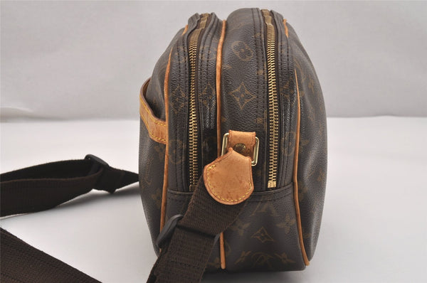 Authentic Louis Vuitton Monogram Reporter PM Shoulder Cross Bag M45254 LV 6020J