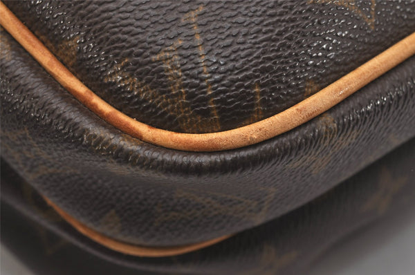 Authentic Louis Vuitton Monogram Reporter PM Shoulder Cross Bag M45254 LV 6020J