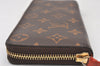 Authentic Louis Vuitton Monogram Portefeuille Clemence Wallet M60743 LV 6021K