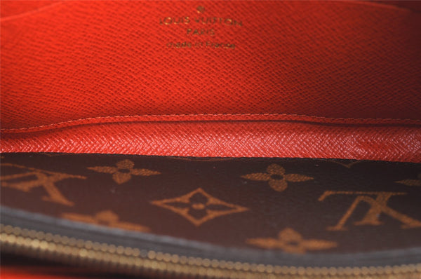 Authentic Louis Vuitton Monogram Portefeuille Clemence Wallet M60743 LV 6021K