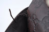 Authentic GUCCI Vintage Guccissima Tote Hand Bag GG Leather 145994 Brown 6022I