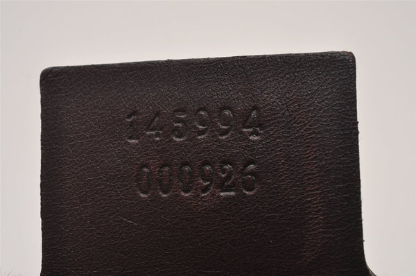 Authentic GUCCI Vintage Guccissima Tote Hand Bag GG Leather 145994 Brown 6022I