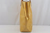 Authentic Louis Vuitton Vernis Reade MM Hand Bag Yellow M91141 LV 6022J