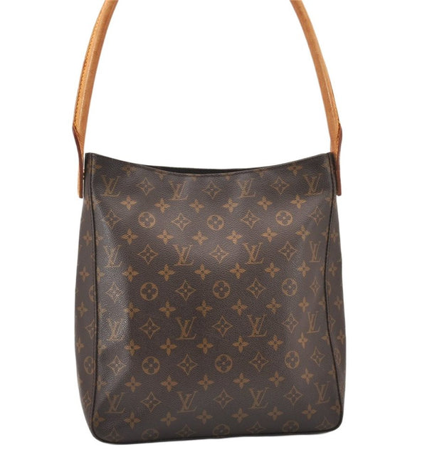 Authentic Louis Vuitton Monogram Looping GM Shoulder Bag M51145 LV 6022K