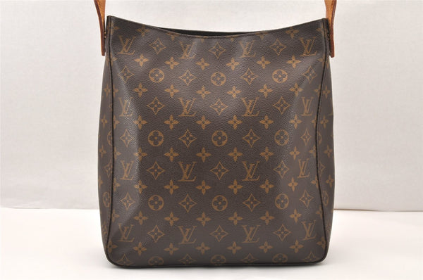 Authentic Louis Vuitton Monogram Looping GM Shoulder Bag M51145 LV 6022K