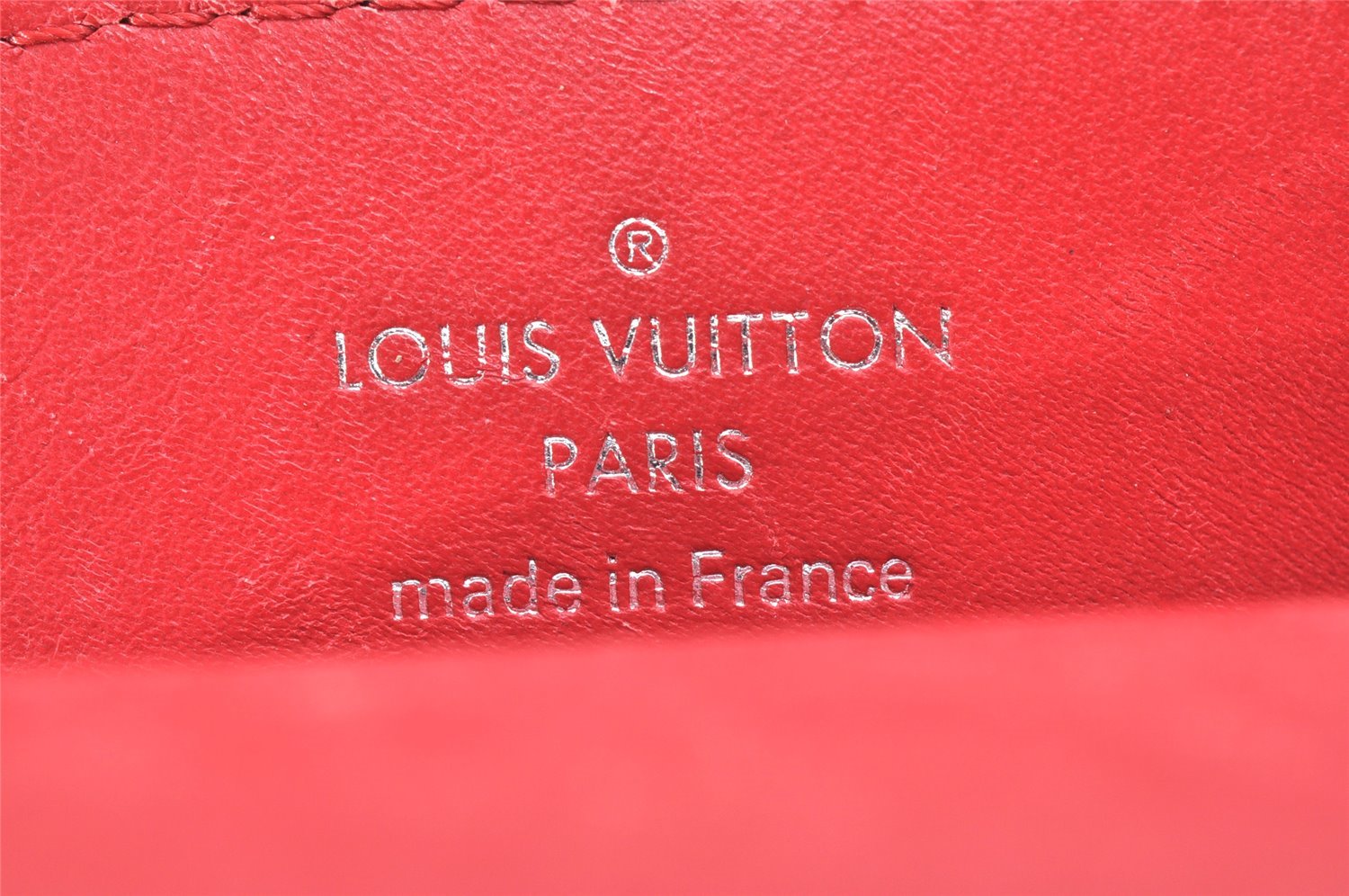 Auth Louis Vuitton New Wave Calf Skin Chain Shoulder Tote Bag M51497 Red 6023K