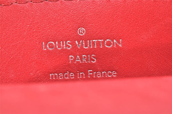 Auth Louis Vuitton New Wave Calf Skin Chain Shoulder Tote Bag M51497 Red 6023K