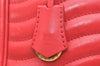 Auth Louis Vuitton New Wave Calf Skin Chain Shoulder Tote Bag M51497 Red 6023K