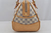 Authentic Louis Vuitton Damier Azur Berkeley Hand Boston Bag N52001 LV 6024J