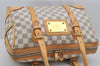 Authentic Louis Vuitton Damier Azur Berkeley Hand Boston Bag N52001 LV 6024J