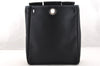 Authentic HERMES Her Bag Ado 2 In 1 2Way Backpack Canvas Leather Black 6025I