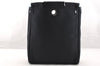 Authentic HERMES Her Bag Ado 2 In 1 2Way Backpack Canvas Leather Black 6025I