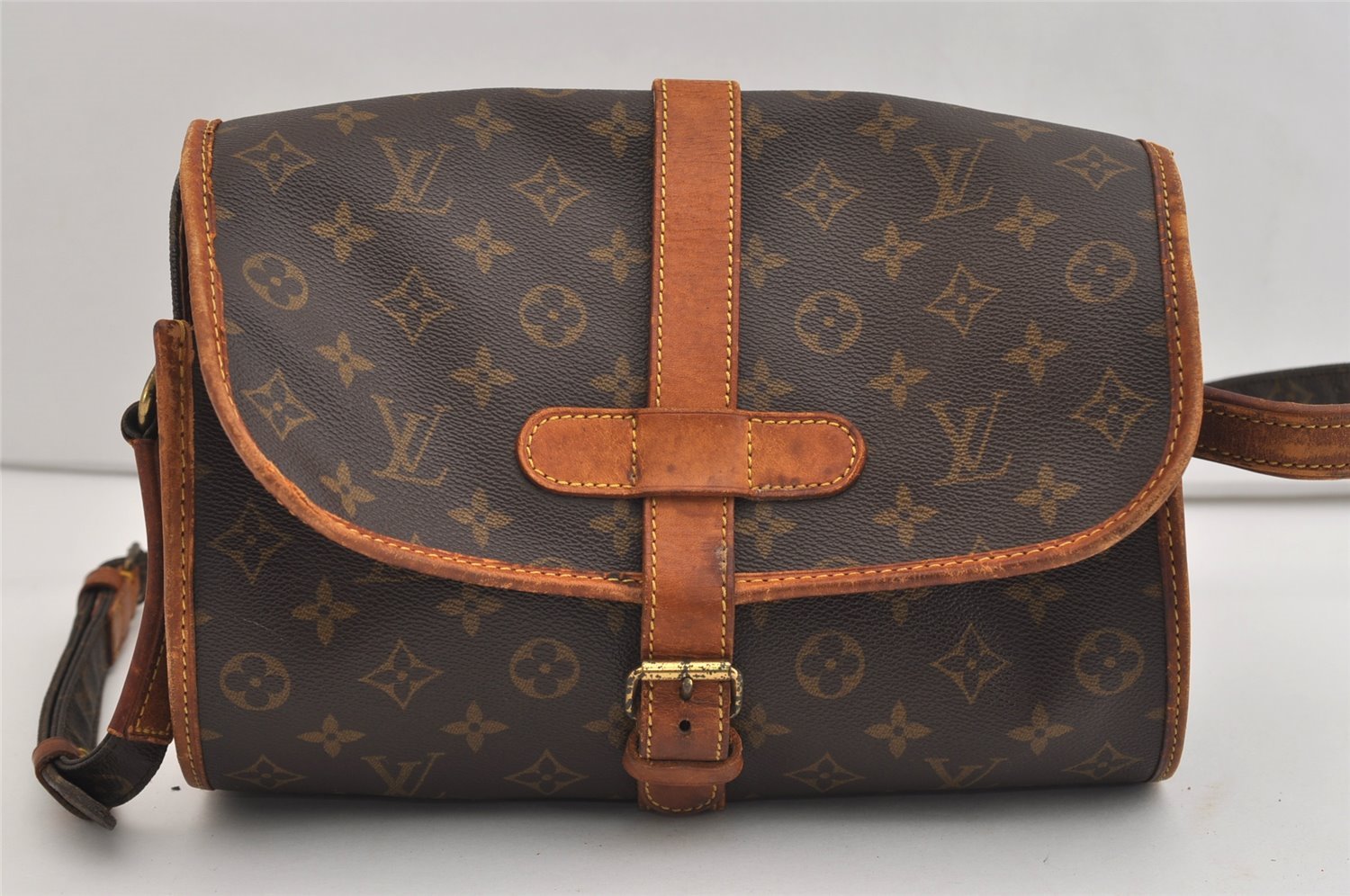 Authentic Louis Vuitton Monogram Marne Shoulder Cross Body Bag M51369 LV 6025J