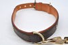 Auth Louis Vuitton Monogram Collier Baxter PM Leash Baxter MM M58072 LV 6025K