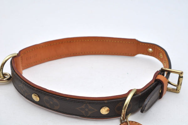 Auth Louis Vuitton Monogram Collier Baxter PM Leash Baxter MM M58072 LV 6025K