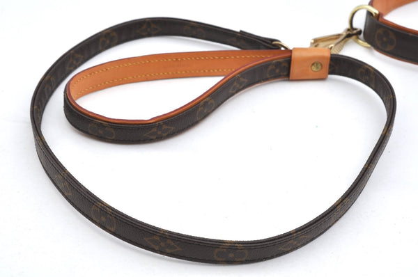 Auth Louis Vuitton Monogram Collier Baxter PM Leash Baxter MM M58072 LV 6025K