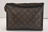 Authentic Louis Vuitton Monogram Poche Toilette 26 Pouch Old Model Junk 6026J