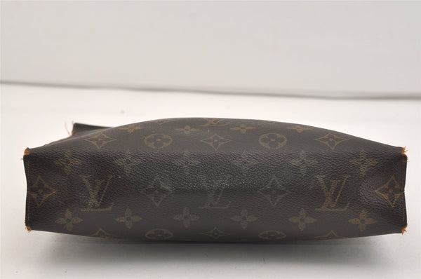 Authentic Louis Vuitton Monogram Poche Toilette 26 Pouch Old Model Junk 6026J