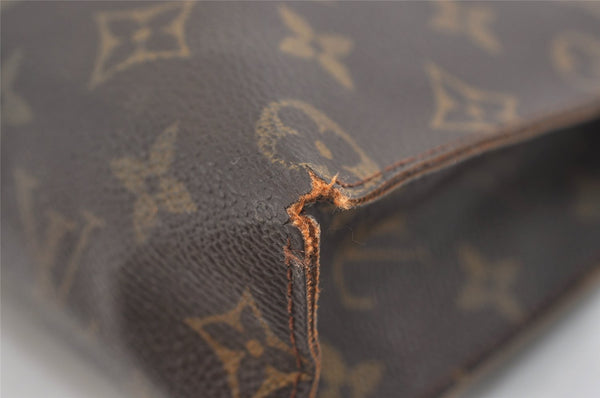 Authentic Louis Vuitton Monogram Poche Toilette 26 Pouch Old Model Junk 6026J