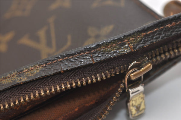 Authentic Louis Vuitton Monogram Poche Toilette 26 Pouch Old Model Junk 6026J