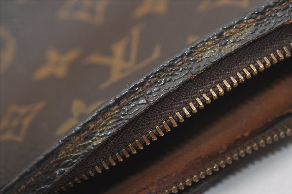Authentic Louis Vuitton Monogram Poche Toilette 26 Pouch Old Model Junk 6026J