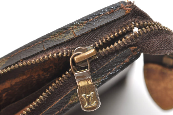 Authentic Louis Vuitton Monogram Poche Toilette 26 Pouch Old Model Junk 6026J