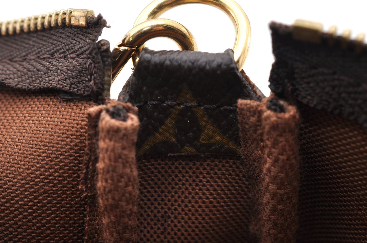 Authentic Louis Vuitton Monogram Pochette Accessoires Pouch M51980 LV 6027I