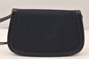 Authentic GUCCI Shoulder Cross Body Bag Purse GG Canvas Leather Navy 6027K