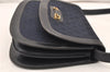 Authentic GUCCI Shoulder Cross Body Bag Purse GG Canvas Leather Navy 6027K