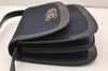 Authentic GUCCI Shoulder Cross Body Bag Purse GG Canvas Leather Navy 6027K