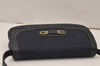 Authentic GUCCI Shoulder Cross Body Bag Purse GG Canvas Leather Navy 6027K