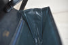 Authentic GUCCI Shoulder Cross Body Bag Purse GG Canvas Leather Navy 6027K
