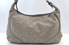 Auth Louis Vuitton Monogram Mini Lin Manon MM Shoulder Bag Gray M95618 LV 6028H