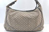 Auth Louis Vuitton Monogram Mini Lin Manon MM Shoulder Bag Gray M95618 LV 6028H