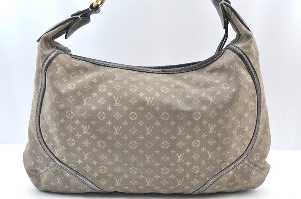 Auth Louis Vuitton Monogram Mini Lin Manon MM Shoulder Bag Gray M95618 LV 6028H