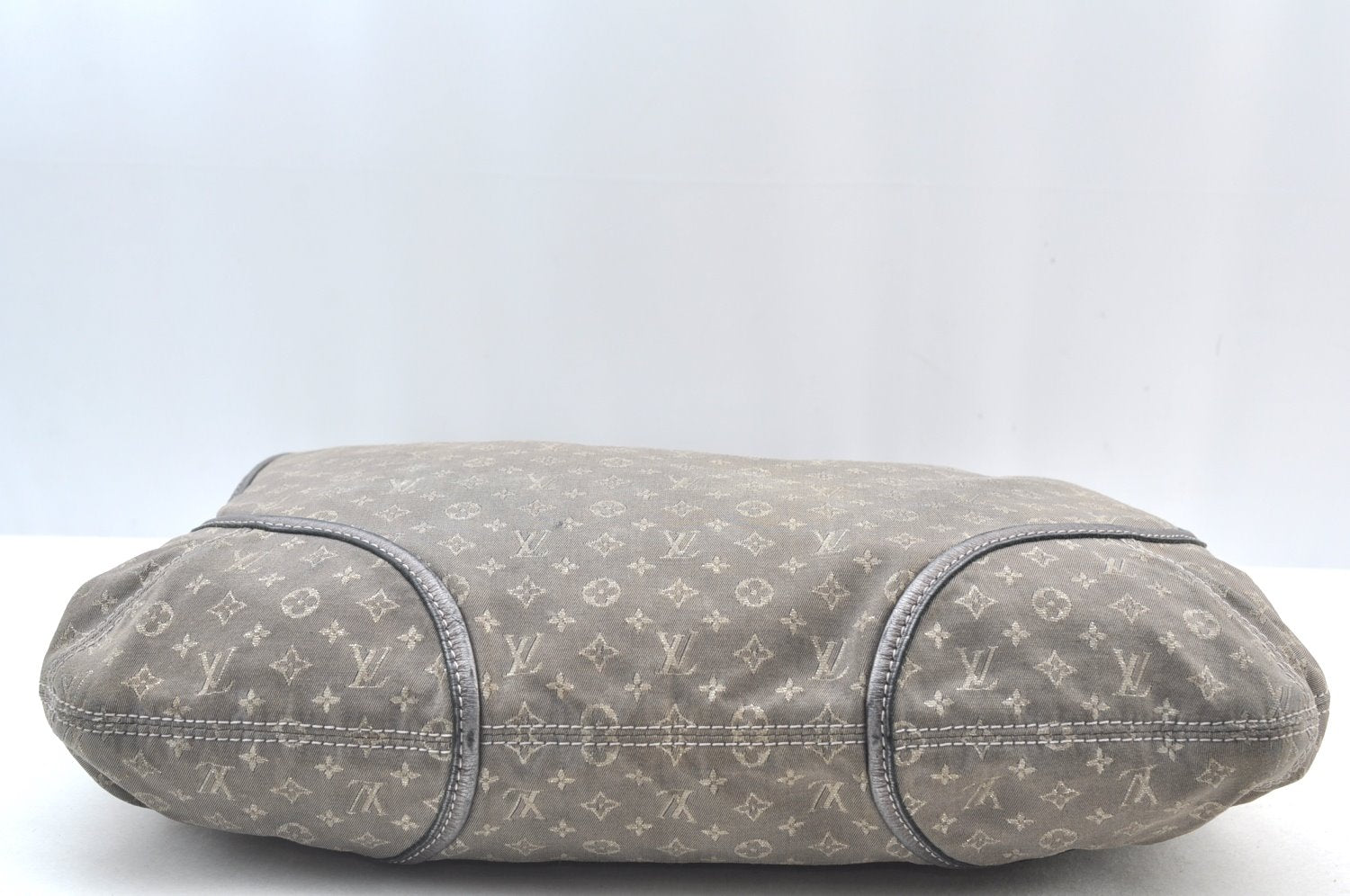 Auth Louis Vuitton Monogram Mini Lin Manon MM Shoulder Bag Gray M95618 LV 6028H