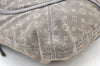 Auth Louis Vuitton Monogram Mini Lin Manon MM Shoulder Bag Gray M95618 LV 6028H