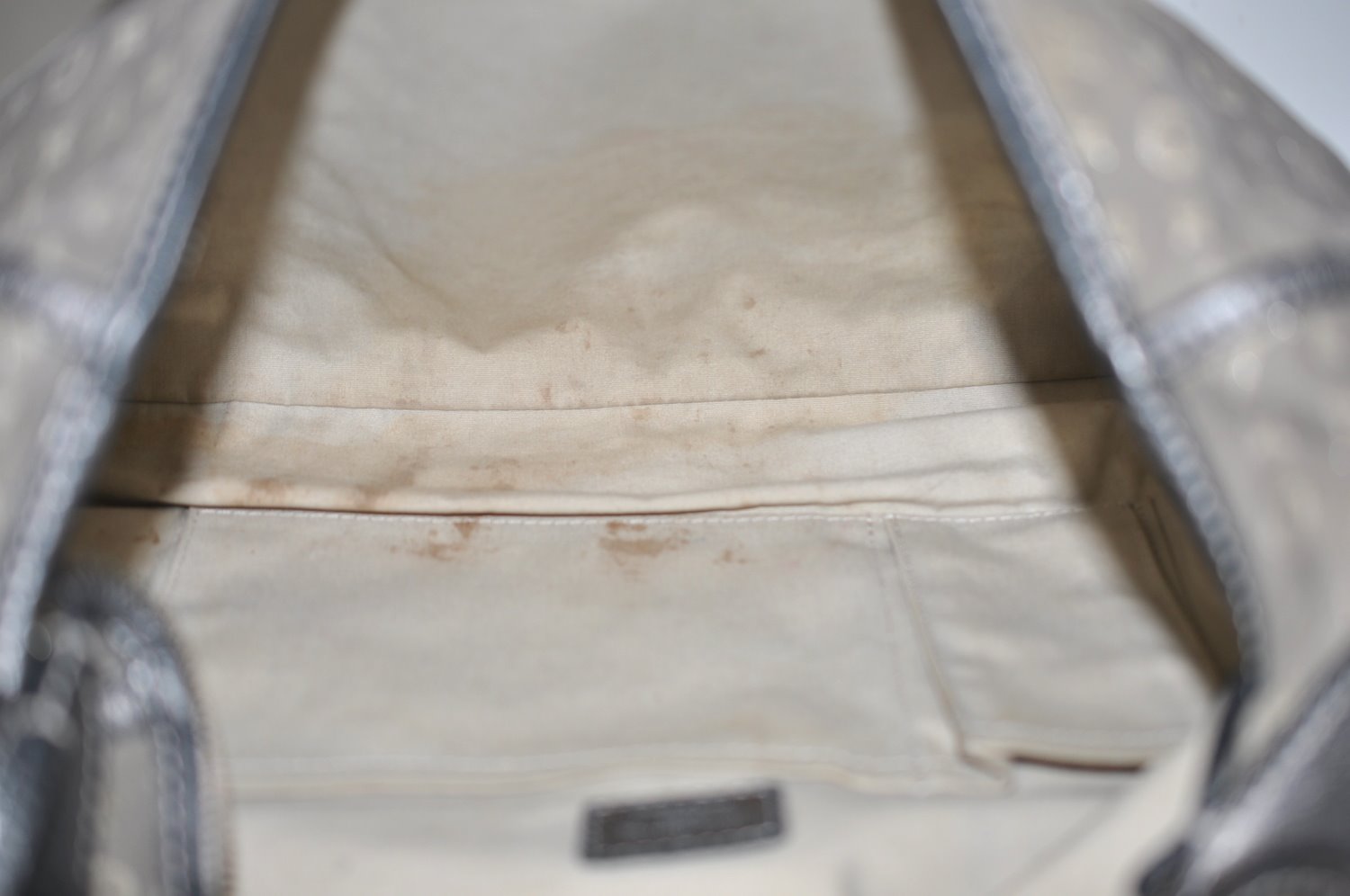 Auth Louis Vuitton Monogram Mini Lin Manon MM Shoulder Bag Gray M95618 LV 6028H