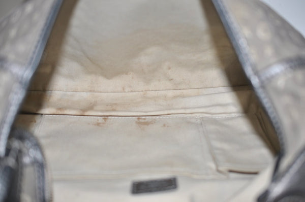 Auth Louis Vuitton Monogram Mini Lin Manon MM Shoulder Bag Gray M95618 LV 6028H