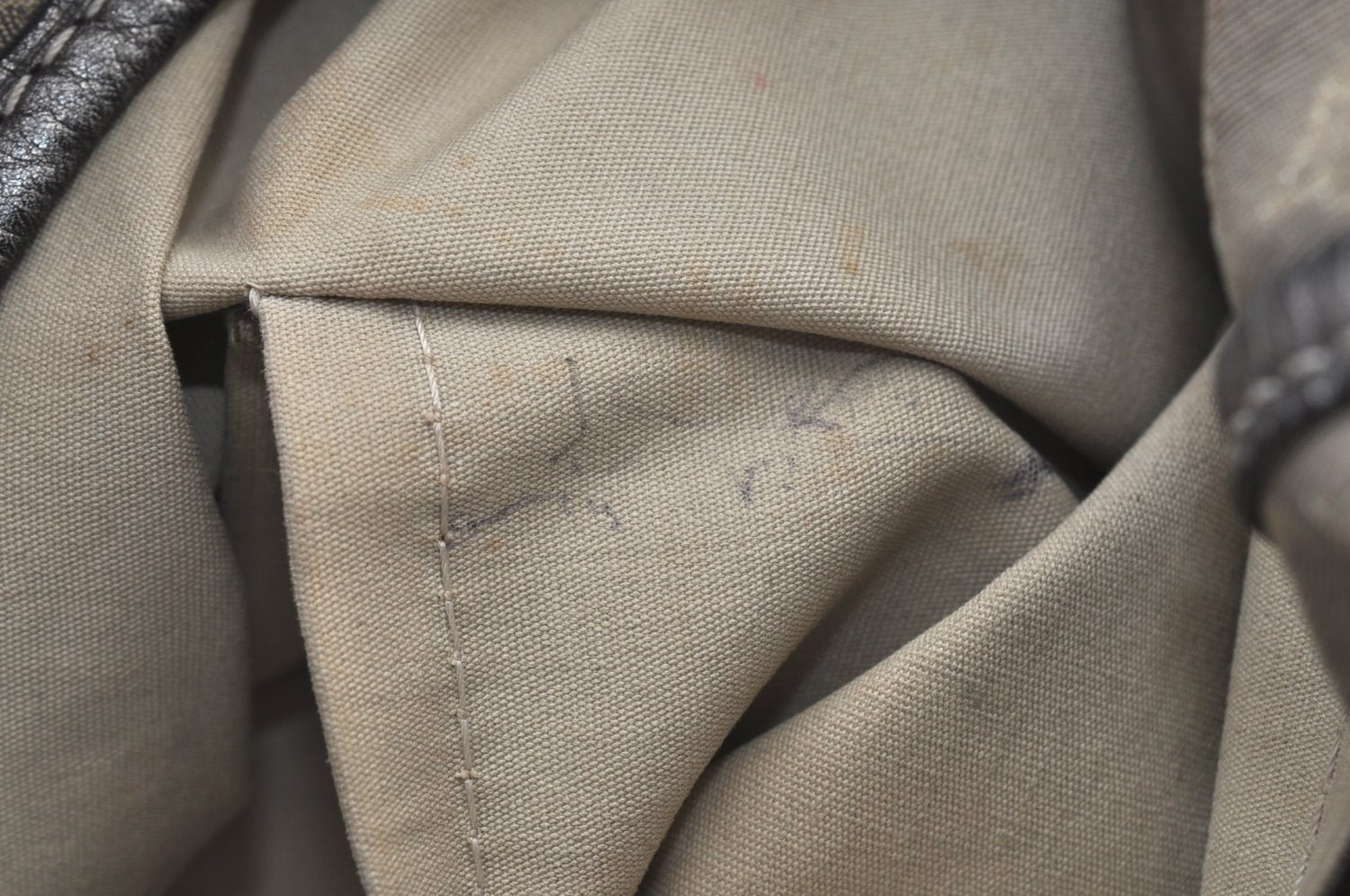 Auth Louis Vuitton Monogram Mini Lin Manon MM Shoulder Bag Gray M95618 LV 6028H