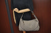Auth Louis Vuitton Monogram Mini Lin Manon MM Shoulder Bag Gray M95618 LV 6028H
